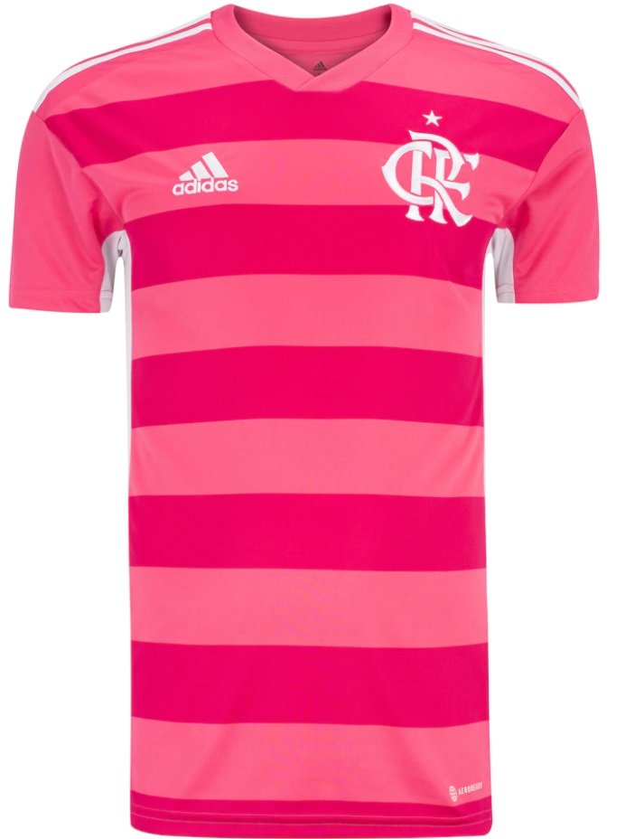 Camisa Flamengo 2022 2023 Adidas oficial Outubro Rosa